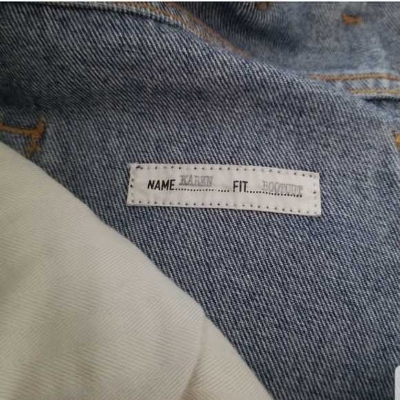 Golden Goose Karen Bootcut High Rise Jeans Size 27 Mid Wash Blue - Picture 5 of 5